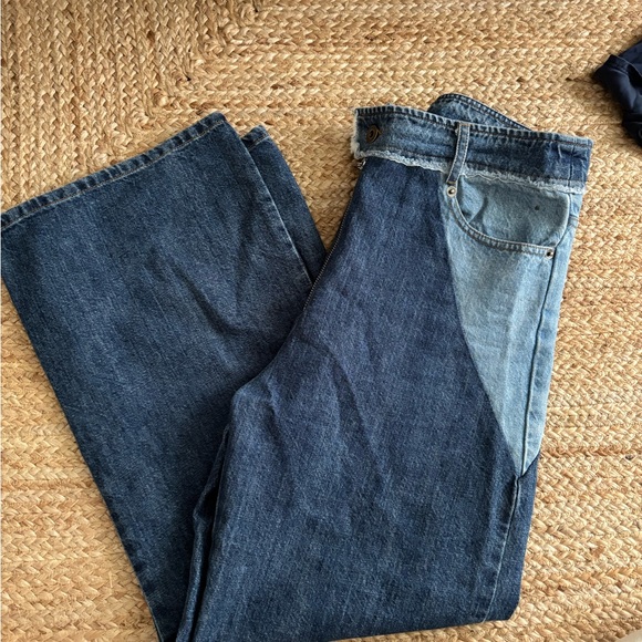 Sea New York Two-Tone Blue Jeans - Picture 1 of 2